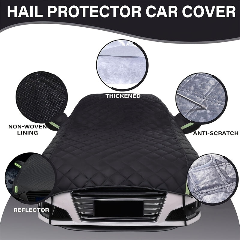 1pc All-weather car cover - sun protection, hail and snow protection, thickened material, suitable for most models