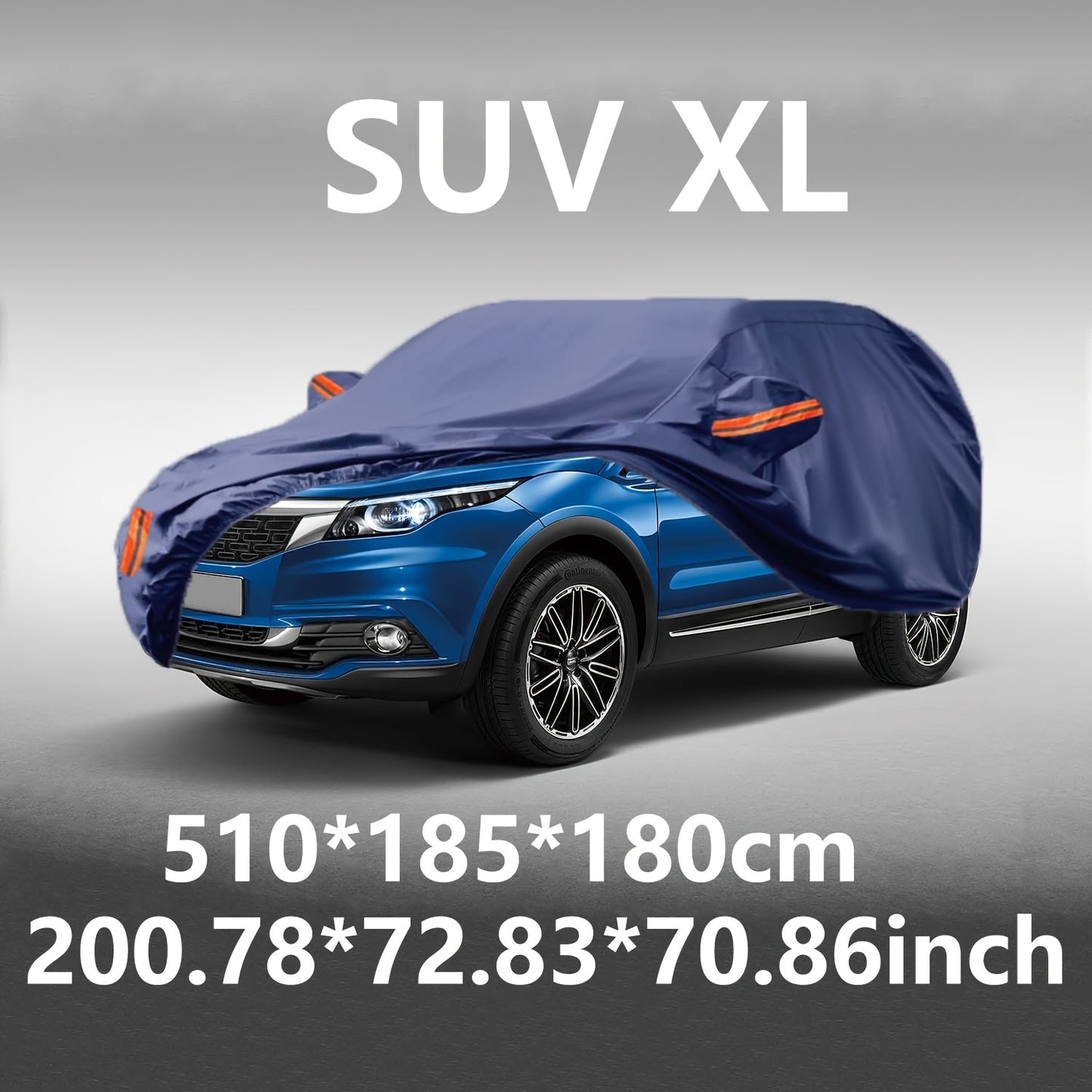 All-Weather Car Cover in Old Blue - Windproof, Waterproof, UV & Dust Protection for Sedans, SUVs, Pickups & Convertibles