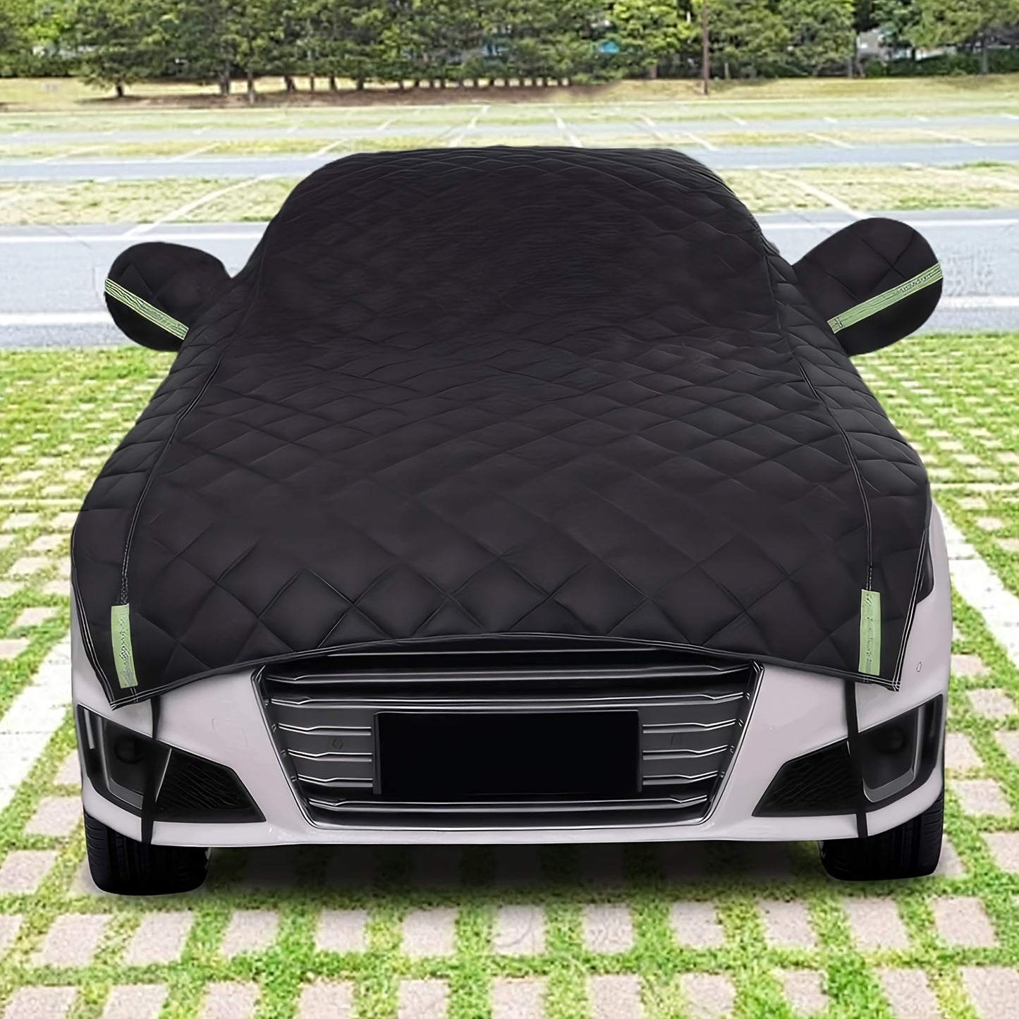 1pc All-weather car cover - sun protection, hail and snow protection, thickened material, suitable for most models