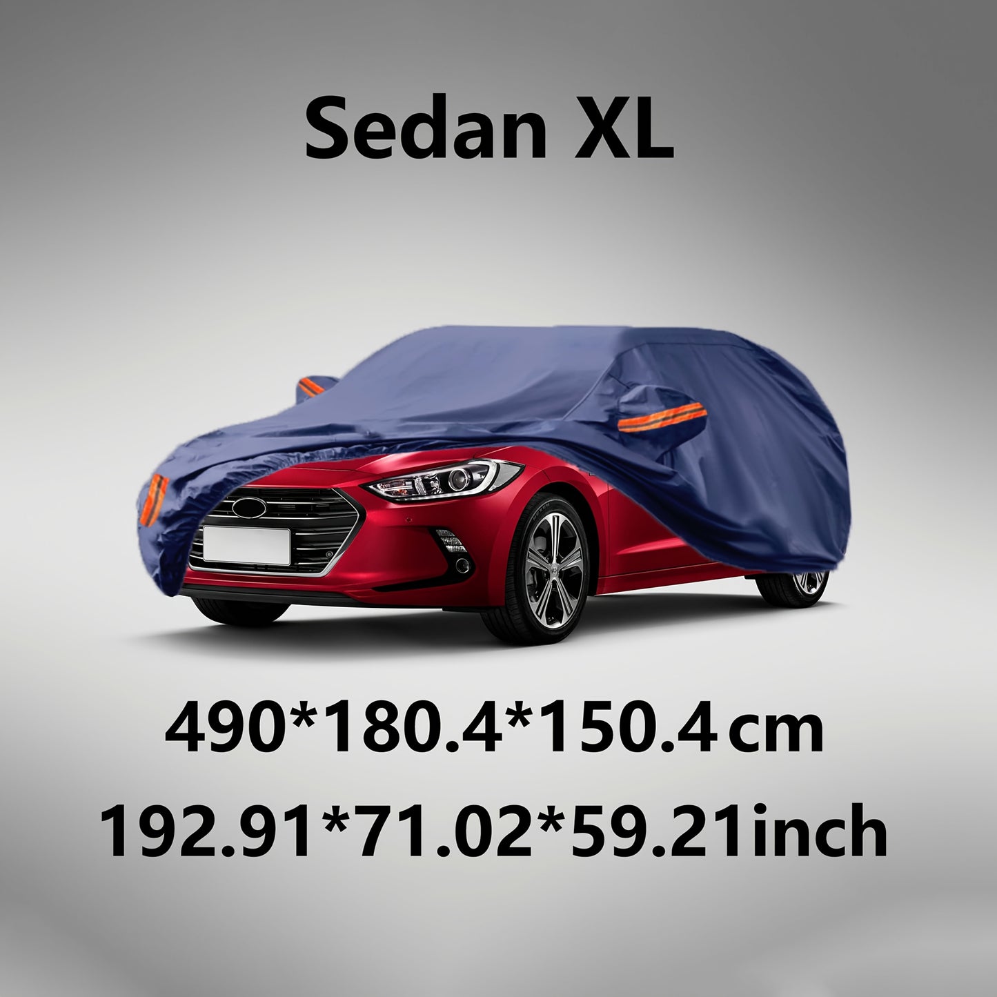 All-Weather Car Cover in Old Blue - Windproof, Waterproof, UV & Dust Protection for Sedans, SUVs, Pickups & Convertibles