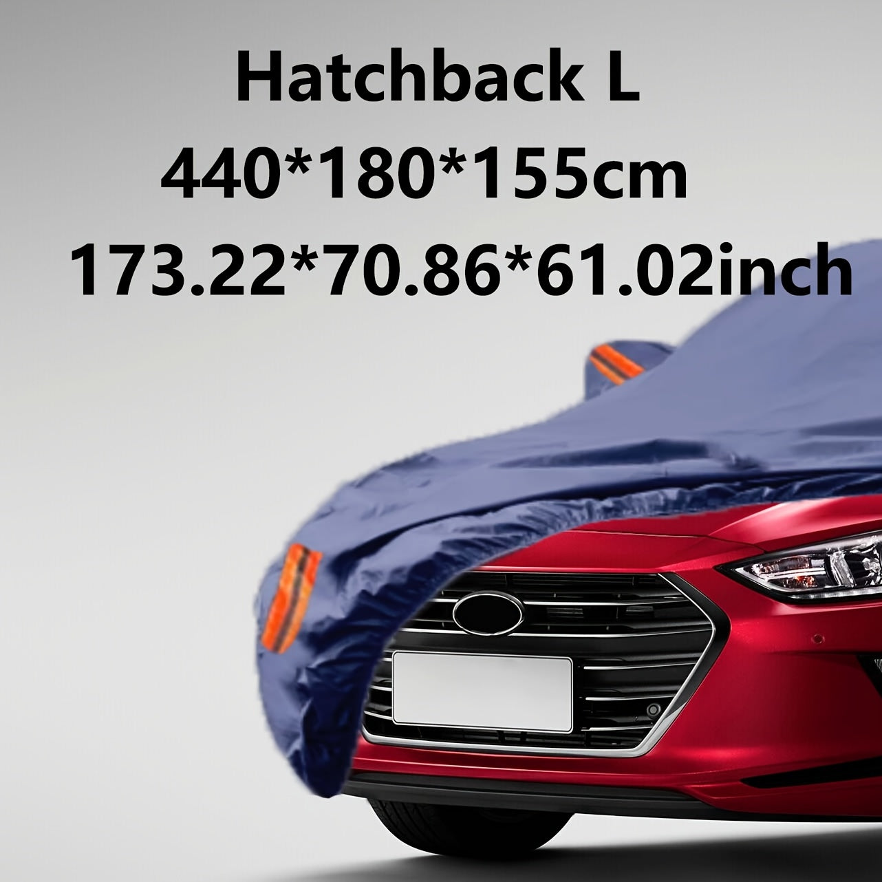 All-Weather Car Cover in Old Blue - Windproof, Waterproof, UV & Dust Protection for Sedans, SUVs, Pickups & Convertibles