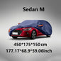 All-Weather Car Cover in Old Blue - Windproof, Waterproof, UV & Dust Protection for Sedans, SUVs, Pickups & Convertibles