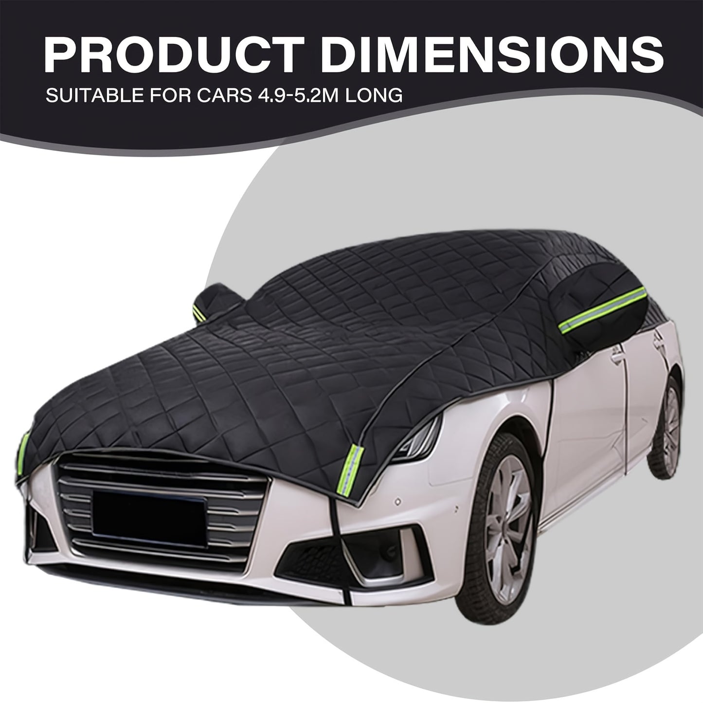 1pc All-weather car cover - sun protection, hail and snow protection, thickened material, suitable for most models