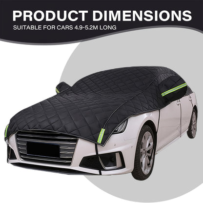 1pc All-weather car cover - sun protection, hail and snow protection, thickened material, suitable for most models