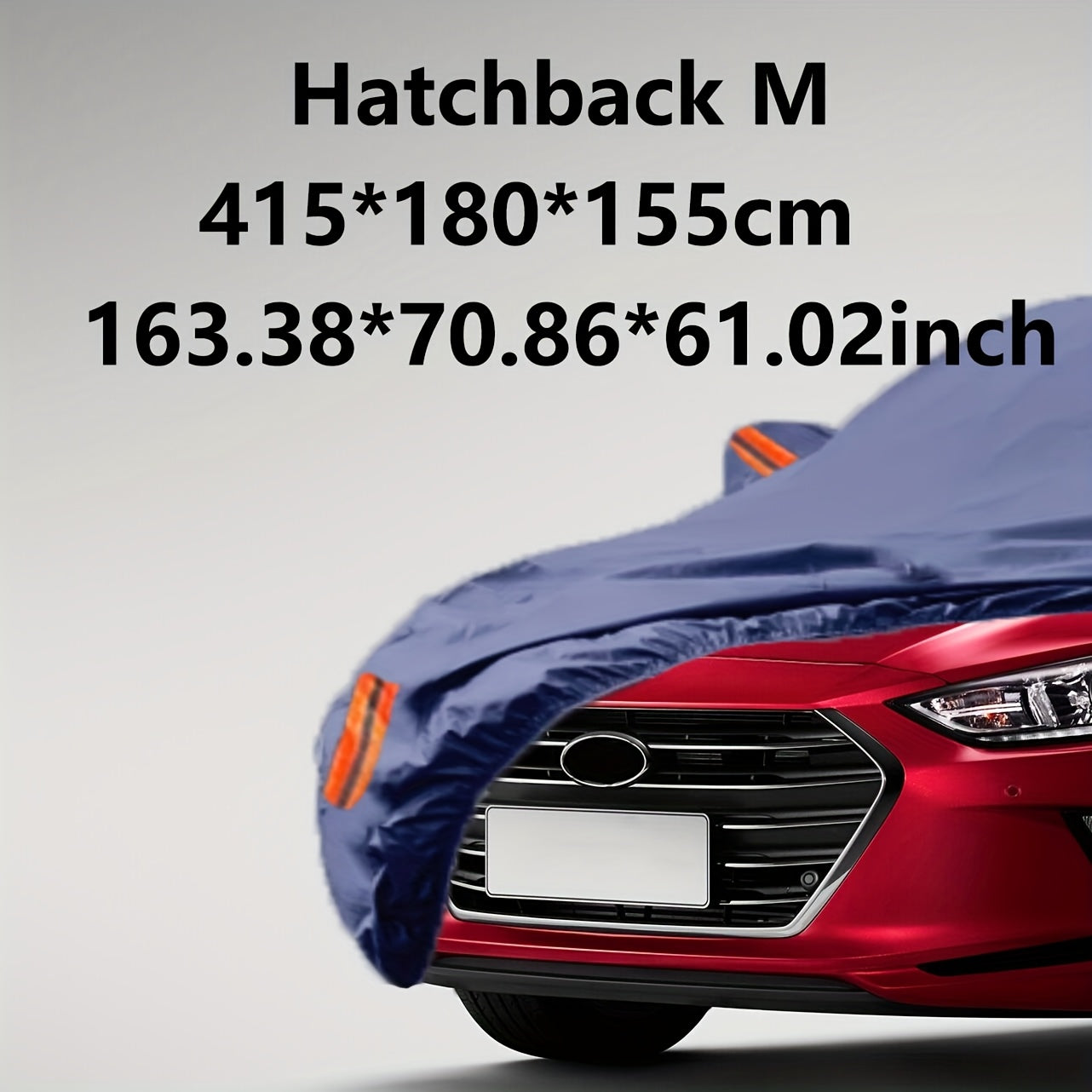 All-Weather Car Cover in Old Blue - Windproof, Waterproof, UV & Dust Protection for Sedans, SUVs, Pickups & Convertibles
