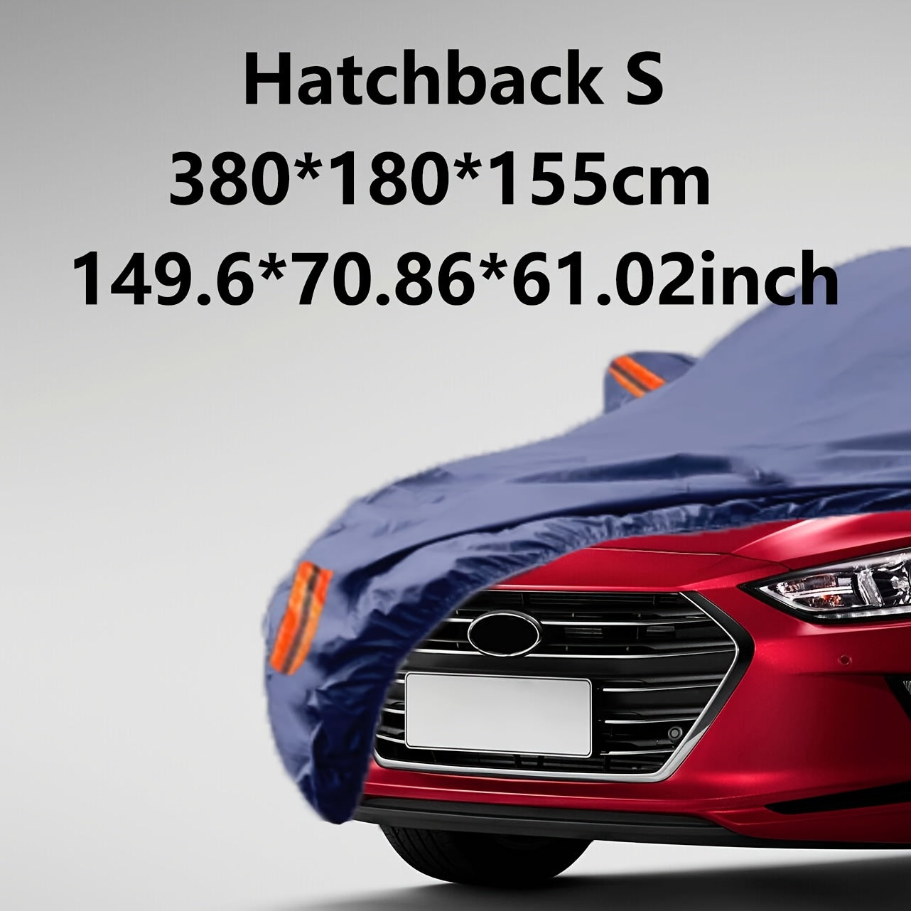 All-Weather Car Cover in Old Blue - Windproof, Waterproof, UV & Dust Protection for Sedans, SUVs, Pickups & Convertibles
