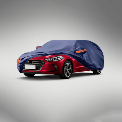 All-Weather Car Cover in Old Blue - Windproof, Waterproof, UV & Dust Protection for Sedans, SUVs, Pickups & Convertibles