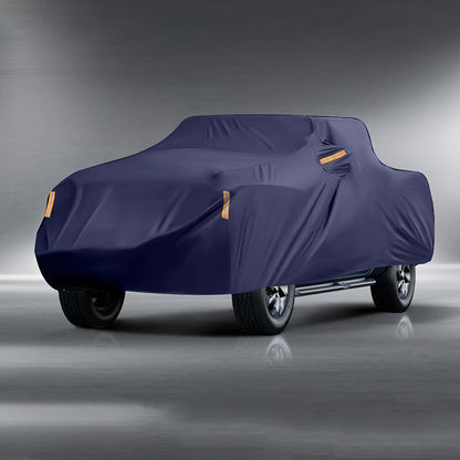 All-Weather Car Cover in Old Blue - Windproof, Waterproof, UV & Dust Protection for Sedans, SUVs, Pickups & Convertibles