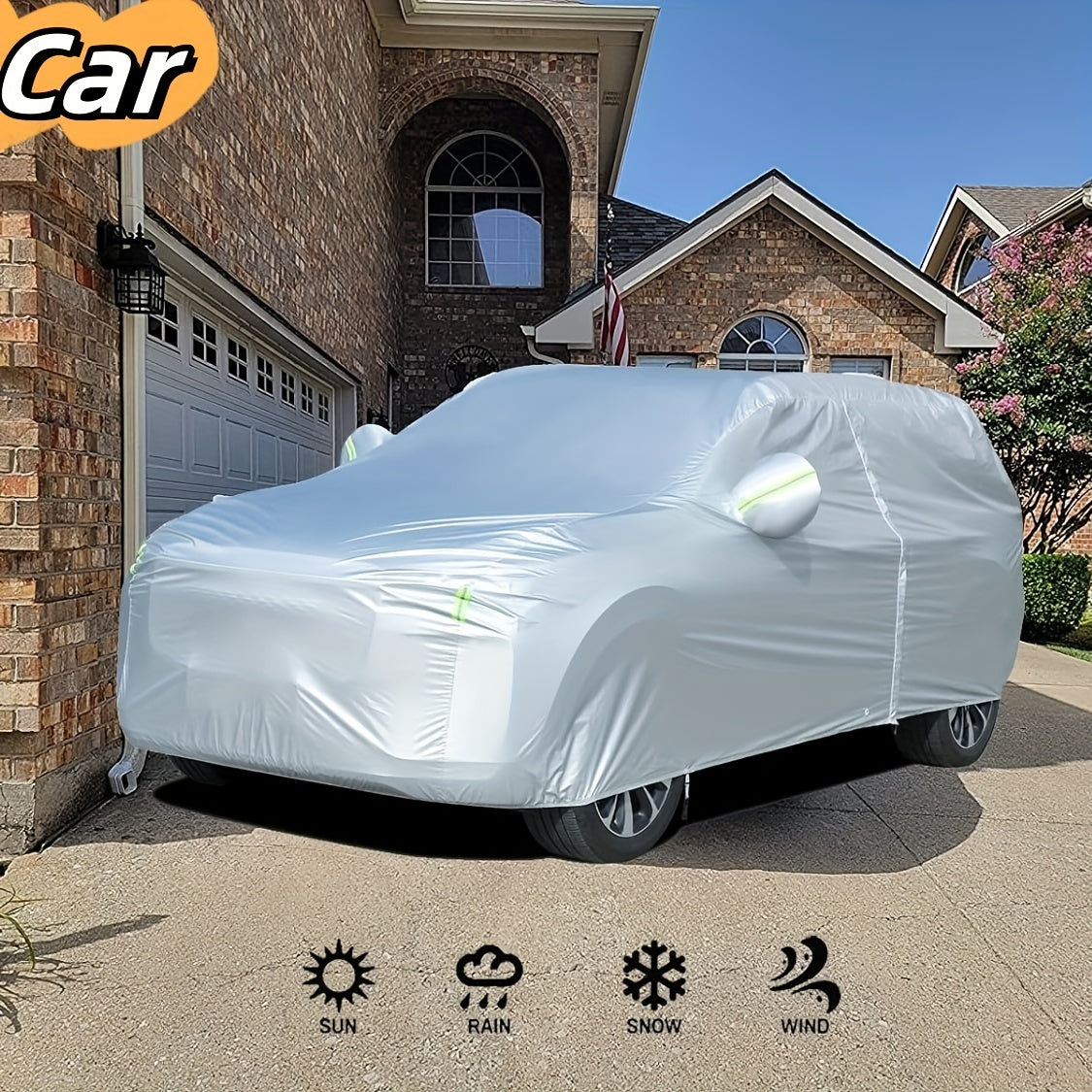 Protect your SUV\u002F sedan from the sun, rain, snow and UV rays with this all-purpose outdoor waterproof car cover!